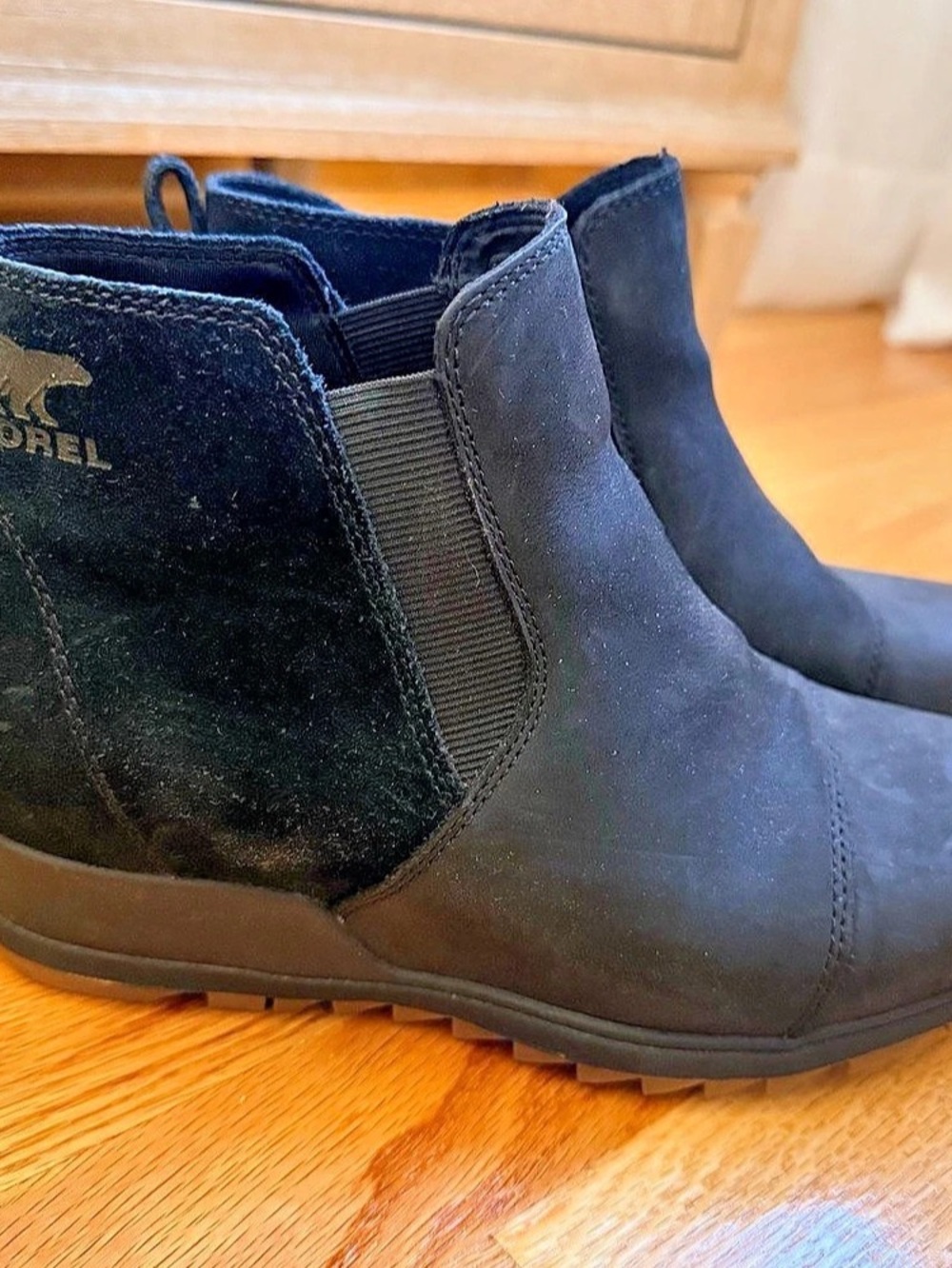 Sorel Joan Uptown Black Ankle Boots US 8.5